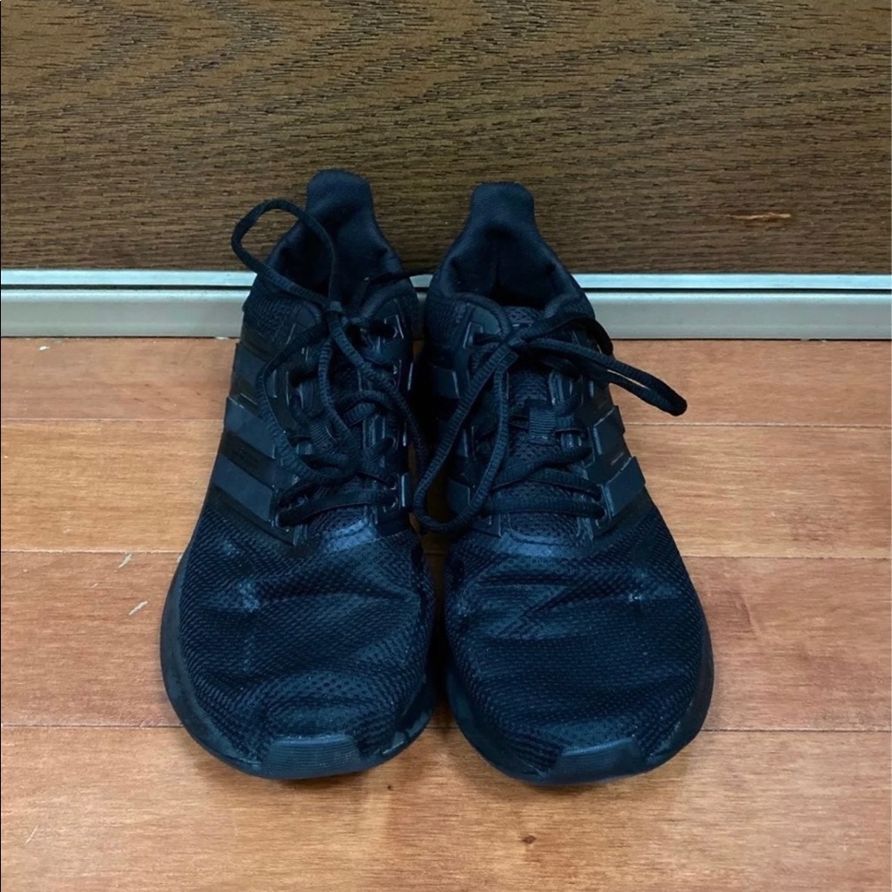 black adidas sneakers